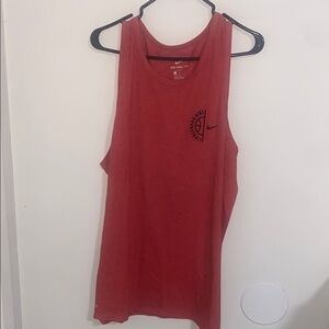 Nike Red Sleeveless Tank Top